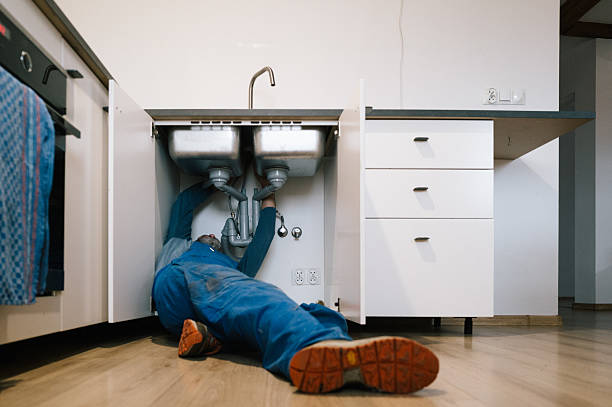 Professional Drain Cleaning technician working in Orleans, IN
